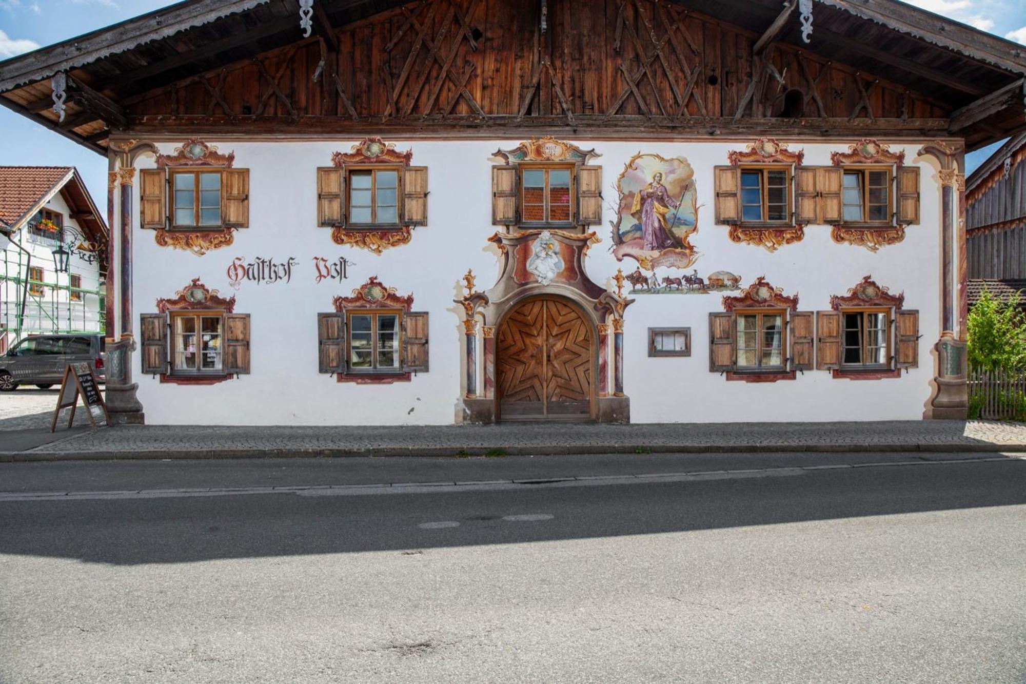 Hotel Block'S Post Krün Exterior foto